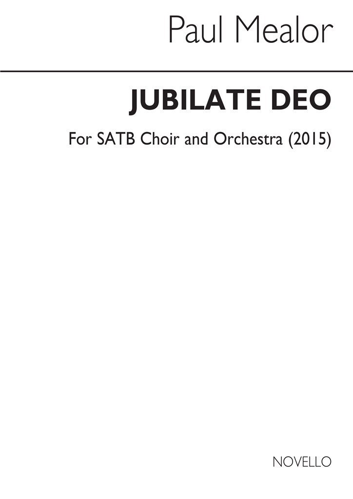 Paul Mealor: Jubilate Deo